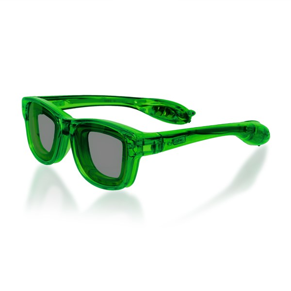 LED Green Retro Sunglasses