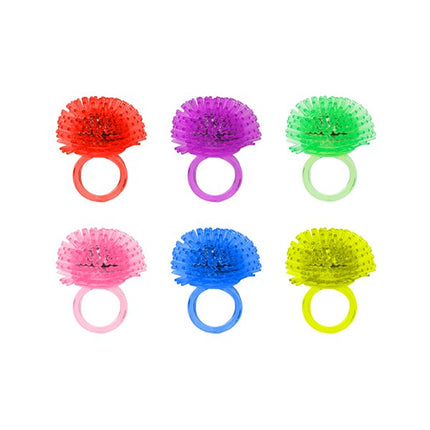 LED  Jelly Porcupine Rings - Assorted
