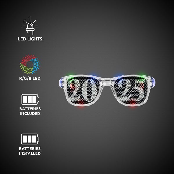 LED Light Up 2025 Retro Eyeglasses - Details