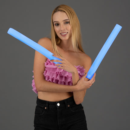 Custom LED Light Up Flashing Foam Stick Batons - Personalized Sticks