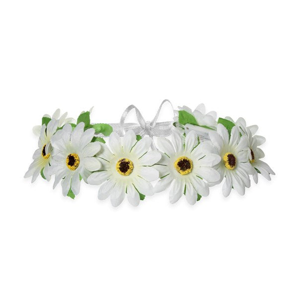 LED Light Up Daisy Flower Halo Headband