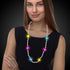 LED Light Up Disco Diamonds Bead Necklace