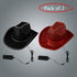 LED Light Up EL Wire Sequin Black & Red Cowboy Hat - Pack of 2 Hats