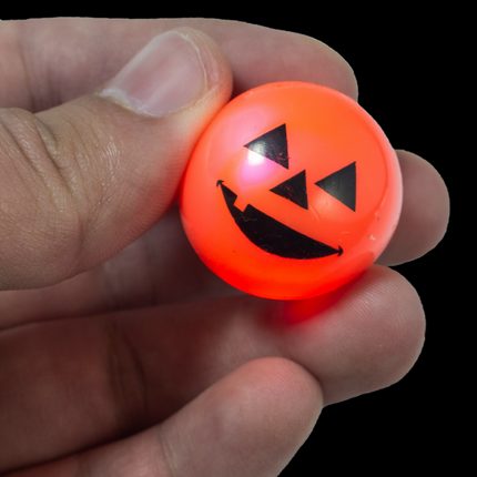 LED Light Up Flashing Halloween Ring - Pumpkin