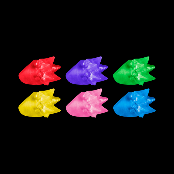 LED Light Up Flashing Assorted Spike Rings