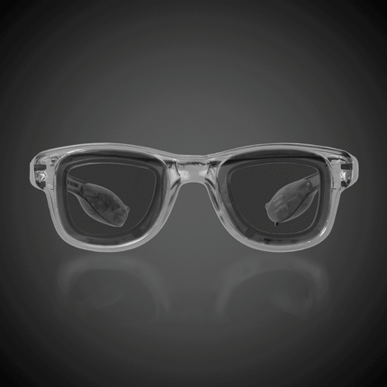 LED Light Up Flashing Square Frame Sunglasses