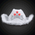 LED Light Up Tiara Cowboy Hat - Withe