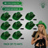 LED Light Up Green EL Wire Sequin Cowboy Hat - Pack of 72 Hats