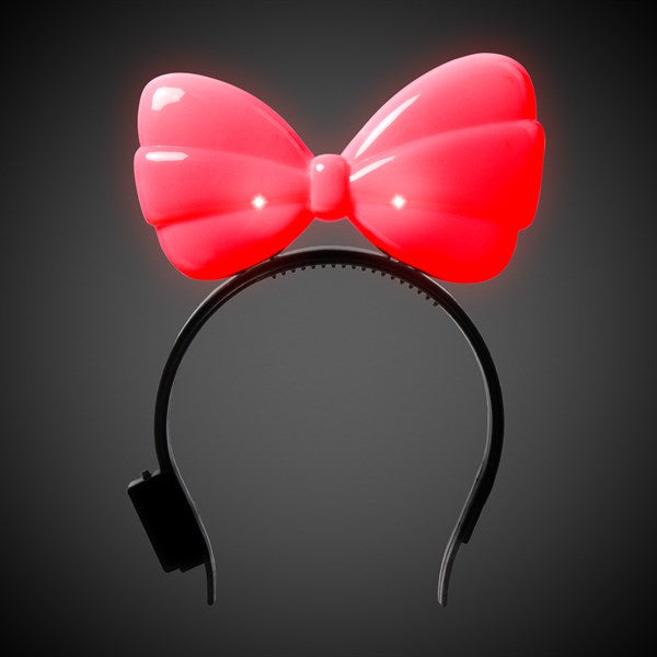 LED Light Up Hair Bow Headband