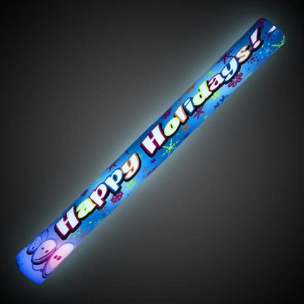 LED Light Up Happy Holidays Snowman Foam Stick