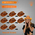 LED Light Up Orange EL Wire Sequin Cowboy Hat - Pack of 72 Hats