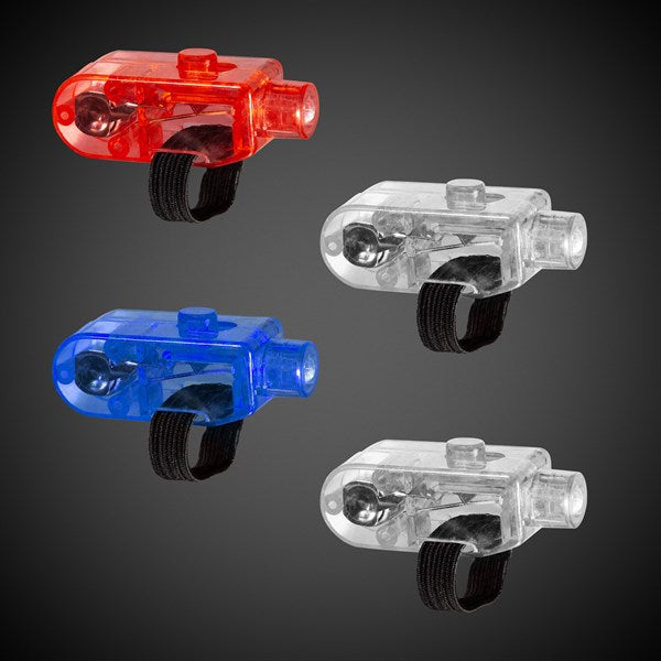 LED Light Up Patriotic Finger Lights - 4 Pcs