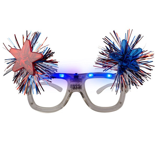 LED Light Up Patriotic Stars Sunglasses