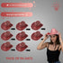 LED Light Up Pink EL Wire Sequin Cowboy Hat - Pack of 96 Hats