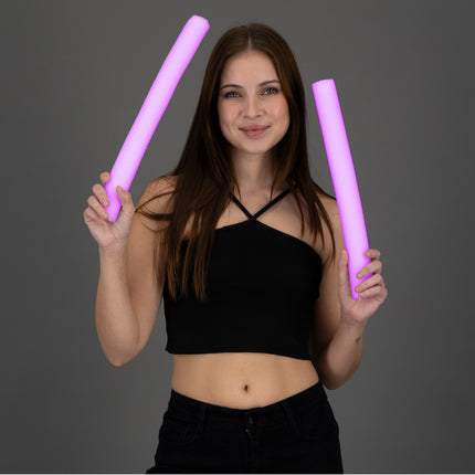 Custom LED Light Up Flashing Foam Stick Batons - Personalized Sticks