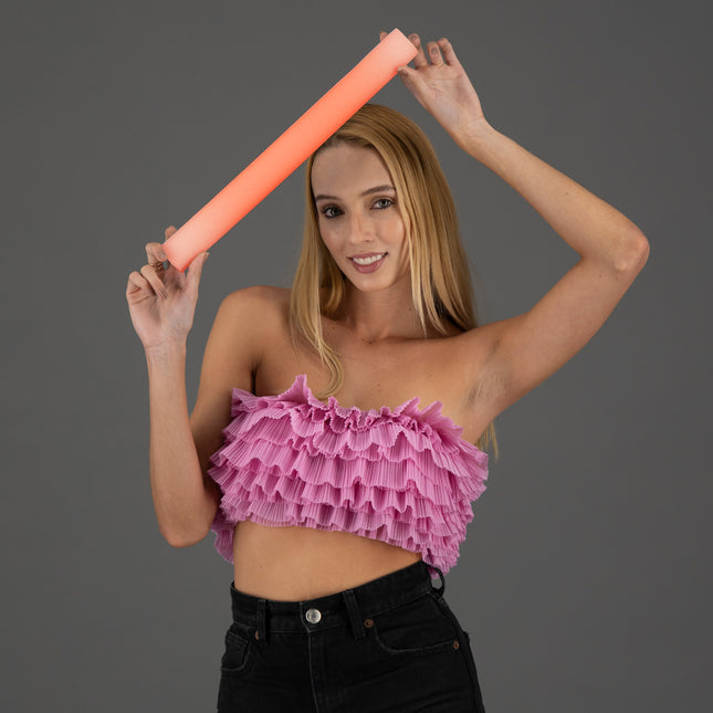 LED Light Up Flashing Red Foam Stick Baton