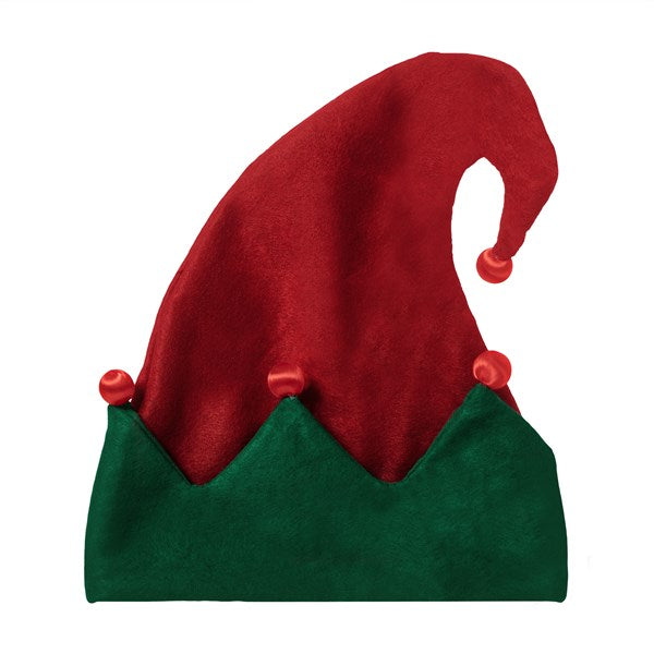 LED Light Up Red Green Elf Hat