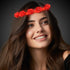 LED Light Up Red Roses Halo Headband