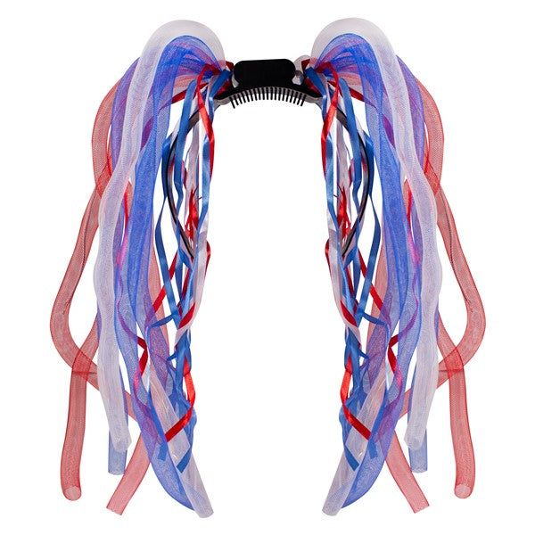 LED Light Up Red White Blue Noodle Headband