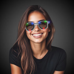 LED Light Up Square Frame Sunglasses
