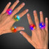 LED Light Up Star Spike Jelly Rings
