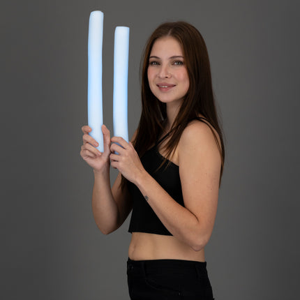 Custom LED Light Up Flashing Foam Stick Batons - Personalized Sticks