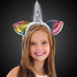 LED Light Up White Horn Unicorn Headband