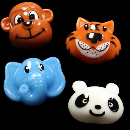 LED Light Up Wild Animal Jelly Rings - Assorted