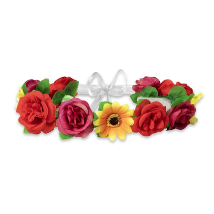 LED Lighted Assorted Flowers Halo Crown Headband