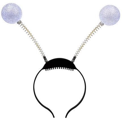 LED Lighted Glitter Bobble Headband