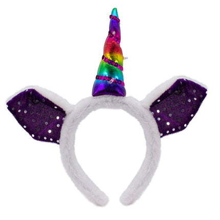 Light Up Multi-Color Unicorn Headband