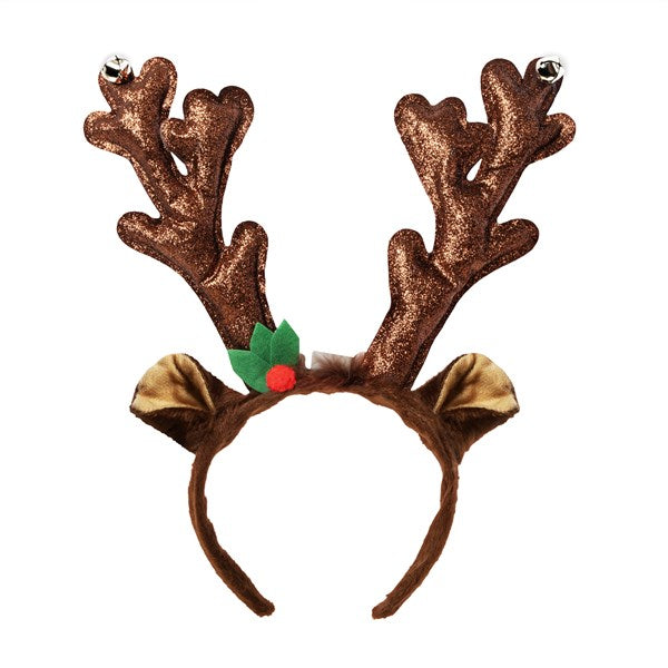 LED Lighted Reindeer Antlers Headband