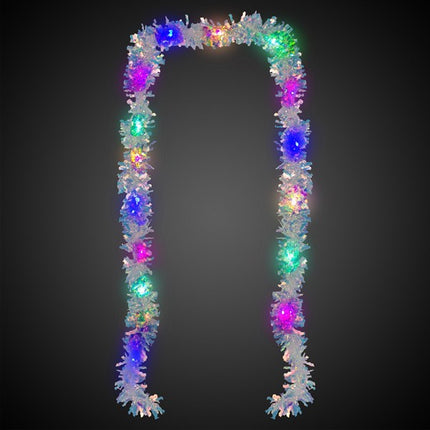 LED Lighted Tinsel Scarf