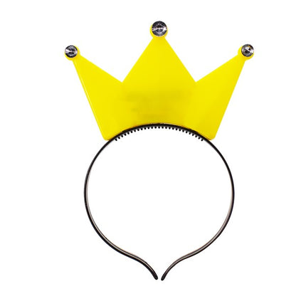LED Lights Flashing Assorted Crown Headbands - Pack of 12