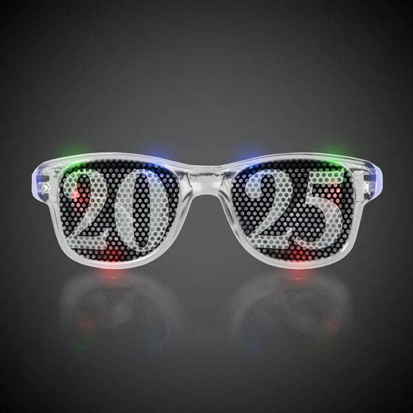 LED Red Green Blue Light Up 2025 Retro Sunglasses