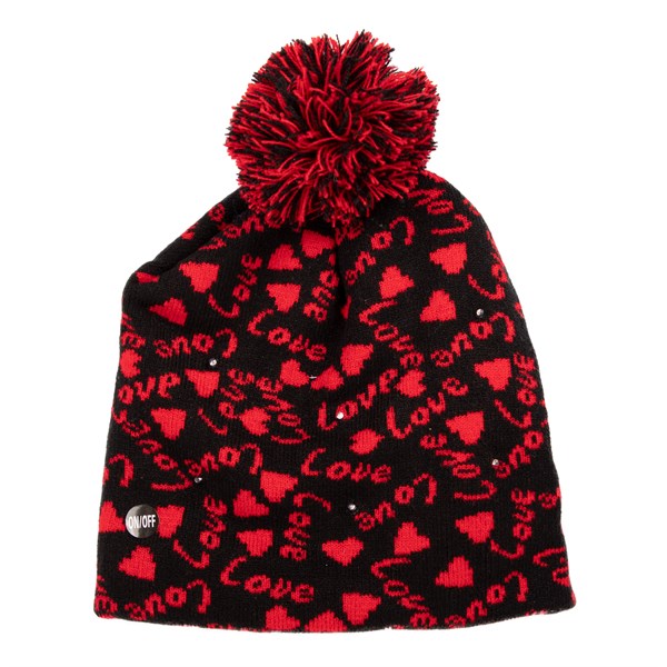 LED Valentine Hearts Knit Beanie