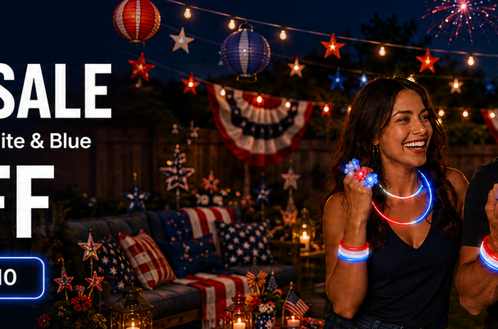 labor day banner showing 10% off coupon code 