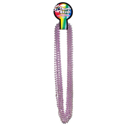 Lavender 7mm Bead 33 Inch Necklaces - Pack of 12