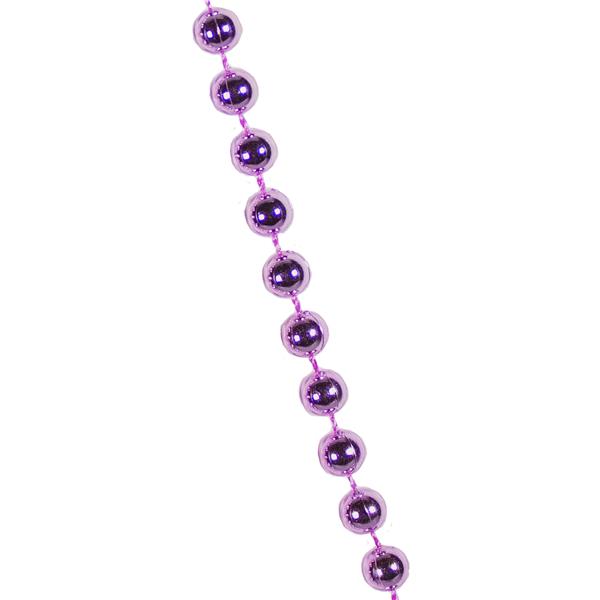 Lavender 7mm Beaded 33 Inch Necklaces