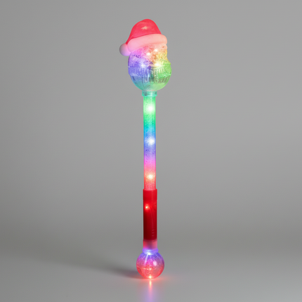 Light up Santa Claus Wand 