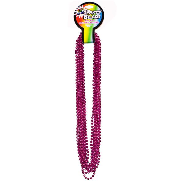 Light Pink 7mm Beaded 33 Inch Necklaces