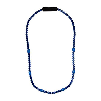 LED Blue 30 Inch Beaded Necklace