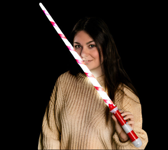 28 Light Up Candy Cane Sword