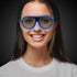 Light Up EL Aviator Blue Shades