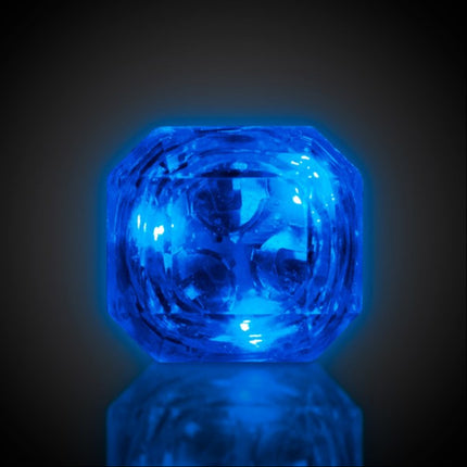 Light Up Flashing Blue Diamond Ring