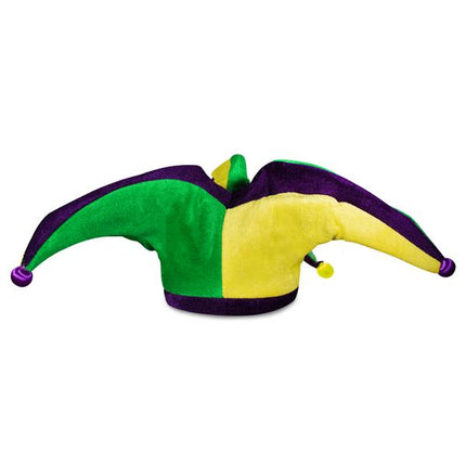 LED Light Up Flashing Mardi Gras Jester Hat