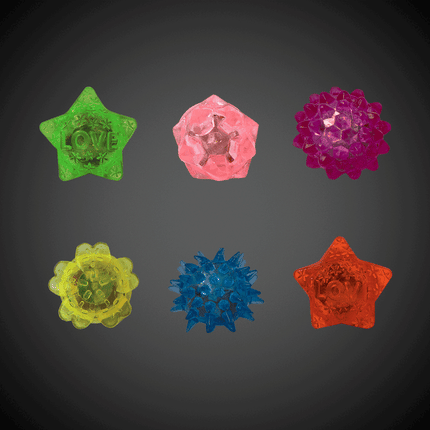 Light Up Jelly Rings - Assorted Colors & Designs
