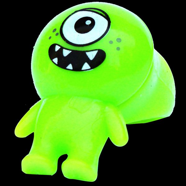 Light Up Monster Ring Green