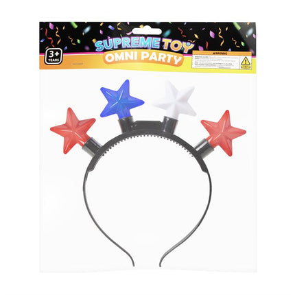 Light Up Patriotic Stars Headband