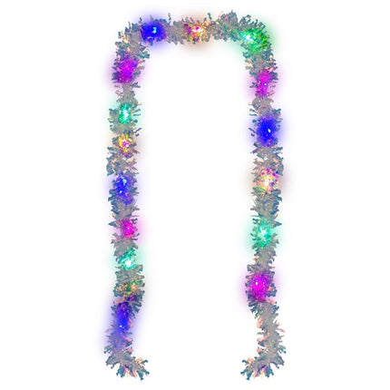 LED Lighted Tinsel Scarf
